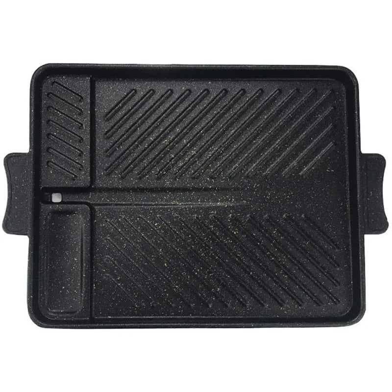 Decorbites™ Korean Grill Pan: Antihaftiges rauchfreies BBQ-Tablett für Grillen drinnen/ draußen