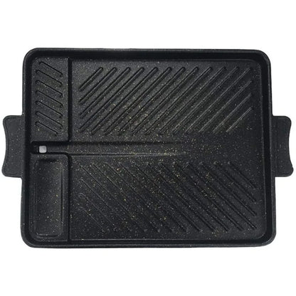 Decorbites™ Korean Grill Pan: Antihaftiges rauchfreies BBQ-Tablett für Grillen drinnen/ draußen