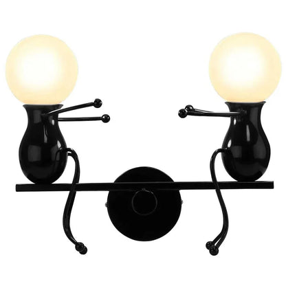 DecorBites™ Creative LED Wall Light Indoor Wall Sconce Modern Art Decor Iron E27