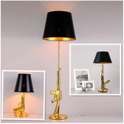 Gold Resin Floor Lamp