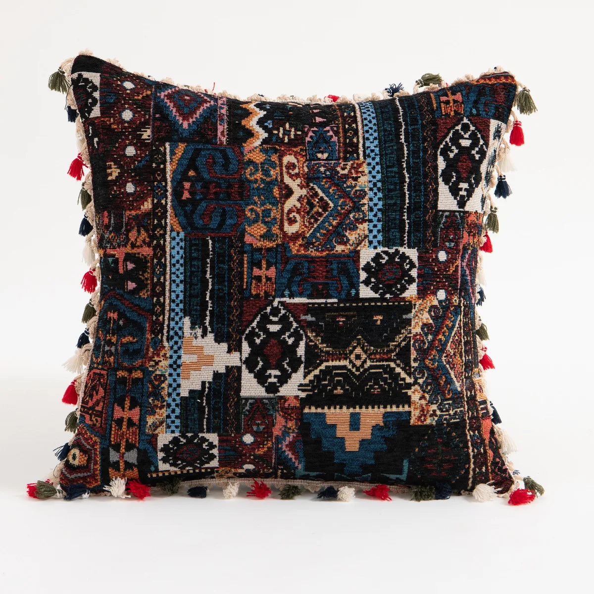 DecorBites™ Ethnic Boho Throw Pillow Covers for Couch - Bohemian Farmhouse Decor