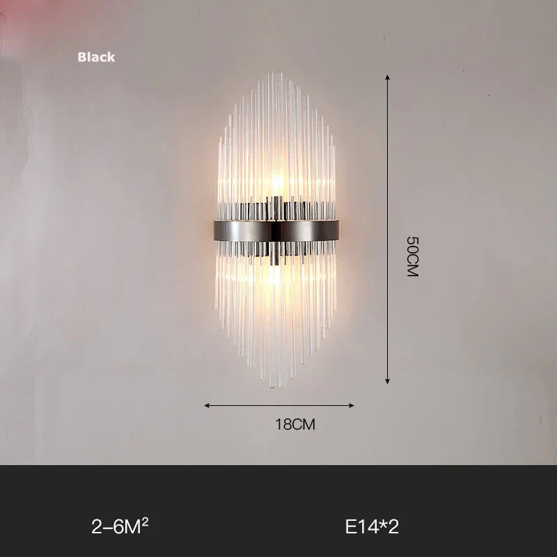 Nordic Gold Black Sconce