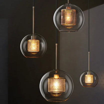 DecorBites™ Glass Ball LED Pendant Lamp for Modern Nordic Bedroom Kitchen Living Room Lighting