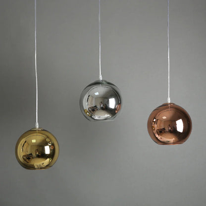 Decorbites™ Goldener Ball-Glas-Hängeleuchte LED für Küche Wohnzimmer Café Hanglamp