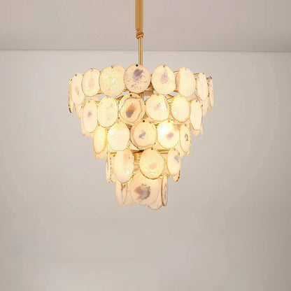 Decorbites™ LED-Achat-Kronleuchter-Beleuchtung für den Eingangsbereich – Farbige Designerlampen