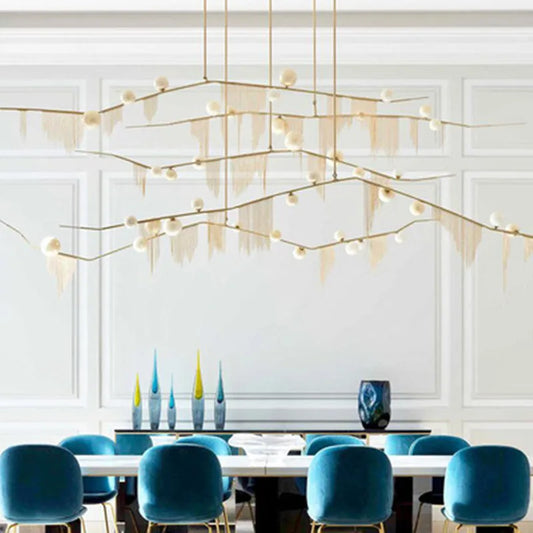 Decorbites™ Gold Bubble Kronleuchter G9 LED Quaste Kücheninsel-Beleuchtung