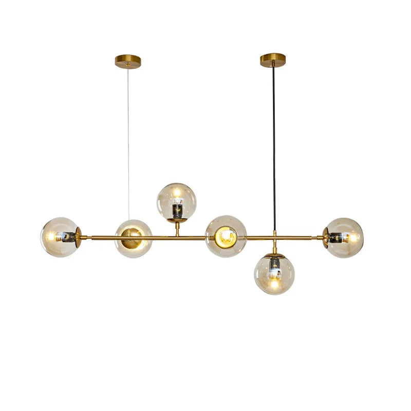 Decorbites™ Glas-Hängeleuchten: Moderne nordische minimalistische Pendellampe für Wohnzimmer, Schlafzimmer, Restaurant