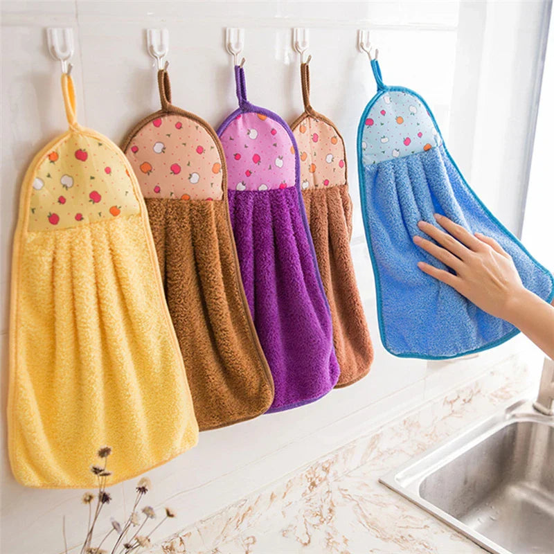 Decorbites™ Korallen-Samt-Handtuch: Saugfähiges Reinigungswerkzeug für Zuhause, Küche & Badezimmer