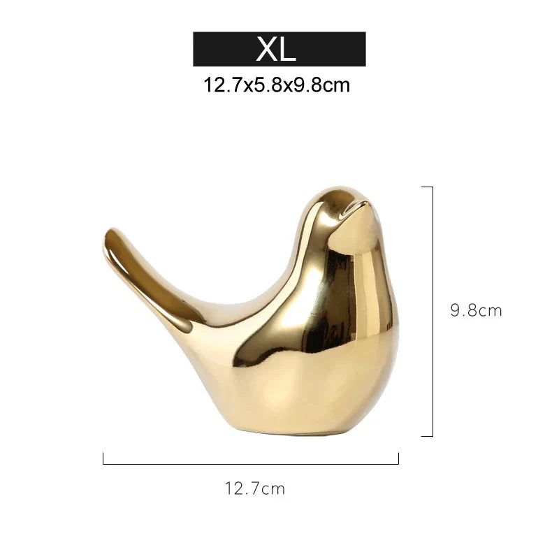 Gold Camel Ceramic Figurines
