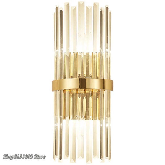 Decorbites™ Kristall-Goldene Wandlampe: Luxuriöse amerikanische Landhaus-Stil-Leuchten