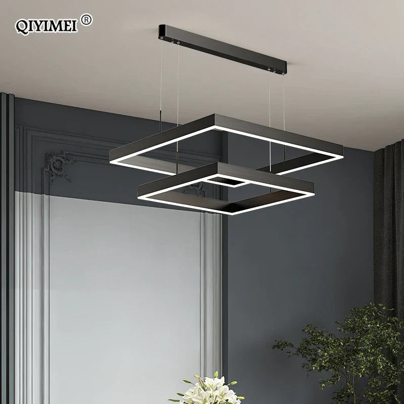 Decorbites™ LED-Kronleuchter: Moderne Aluminium-Lüsterlampen für Schlafzimmer, Flur, Esszimmer, Wohnzimmer