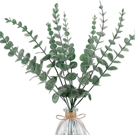 Decorbites™ Eukalyptus-Grünstängel: 8 Stk. für Heimdekoration, Hochzeiten & Partys