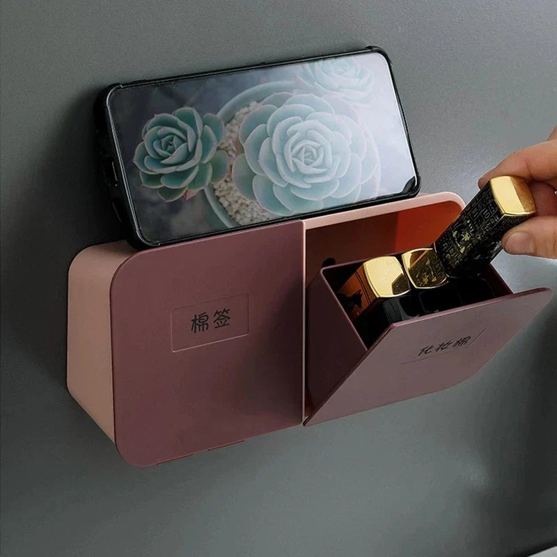 Decorbites™ Wattestäbchen- und Pad-Halter: Badezimmer-Organizer & Kosmetikbehälter