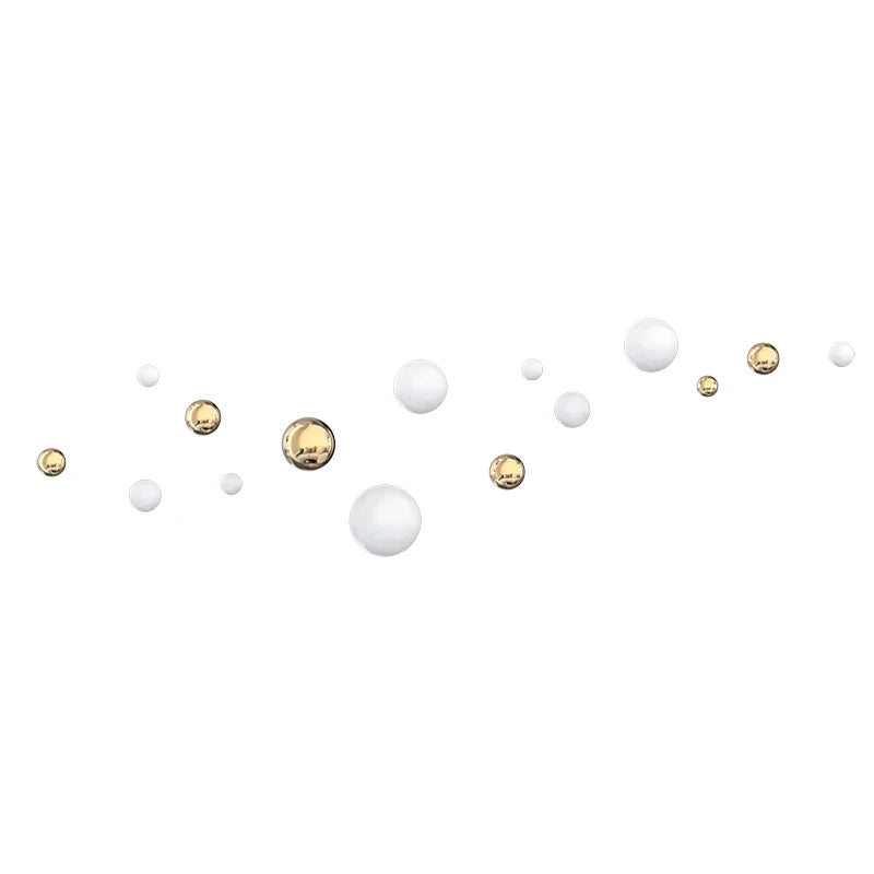 Decorbites™ Golden Edelstahl Geometrische Wanddekoration Kunst