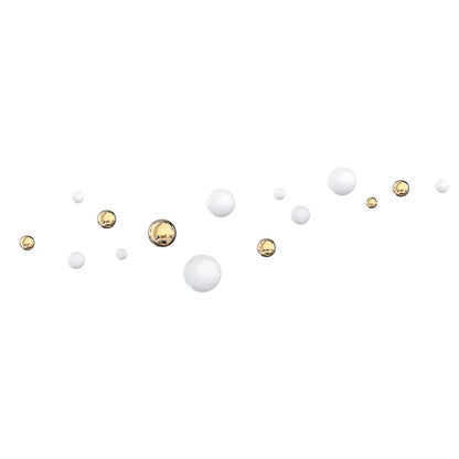 Decorbites™ Golden Edelstahl Geometrische Wanddekoration Kunst