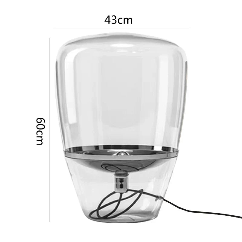 Decorbites™ Glas-Tischlampen Innenraum-Nachttischlampe für Wohnzimmer LED-Beleuchtung