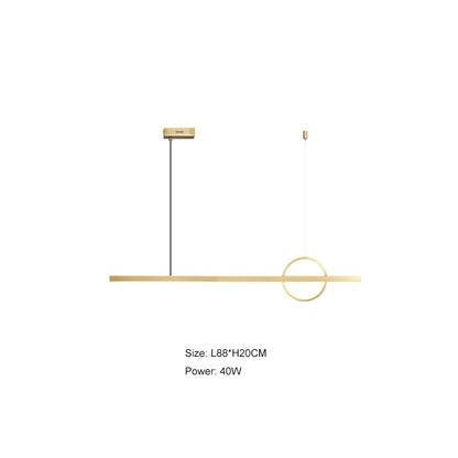 DecorBites™ Geometric Copper Chandelier: Minimalist Atmosphere for Bars and Restaurants
