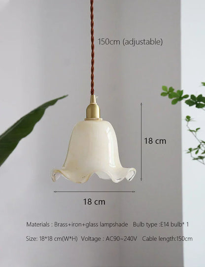 Decorbites™ Glas-LED-Hängeleuchte: Minimalistischer europäischer Stil, Retro-Design, Luxus-Messing-Finish