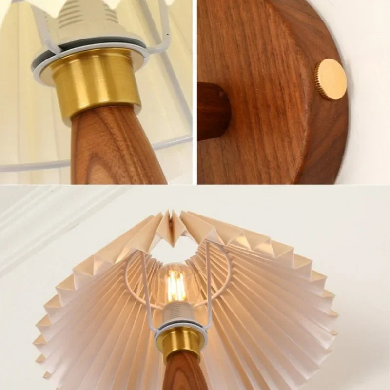 Walnut LED Wall Sconce Vintage Loft Style