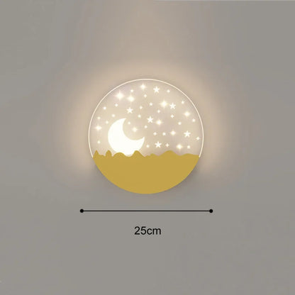 DecorBites™ Kids' Room Cartoon Wall Lamp: Cute LED Lighting for Bedroom, Aisle, Bedside