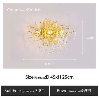 DecorBites™ Crystal Ceiling Chandelier - Luxury Lighting for Modern Spaces