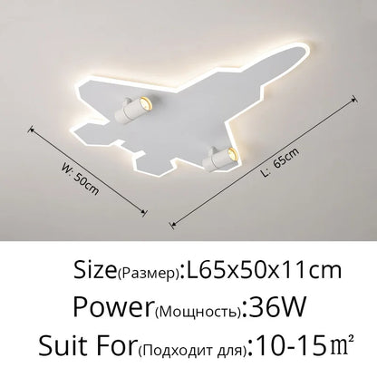 Decorbites™ Kinder-Deckenleuchten Cartoon-Jungen-Schlafzimmer kreative augenschonende LED-Beleuchtung