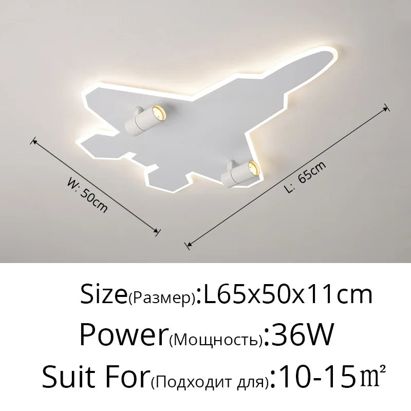 Decorbites™ Kinder-Deckenleuchten Cartoon-Jungen-Schlafzimmer kreative augenschonende LED-Beleuchtung
