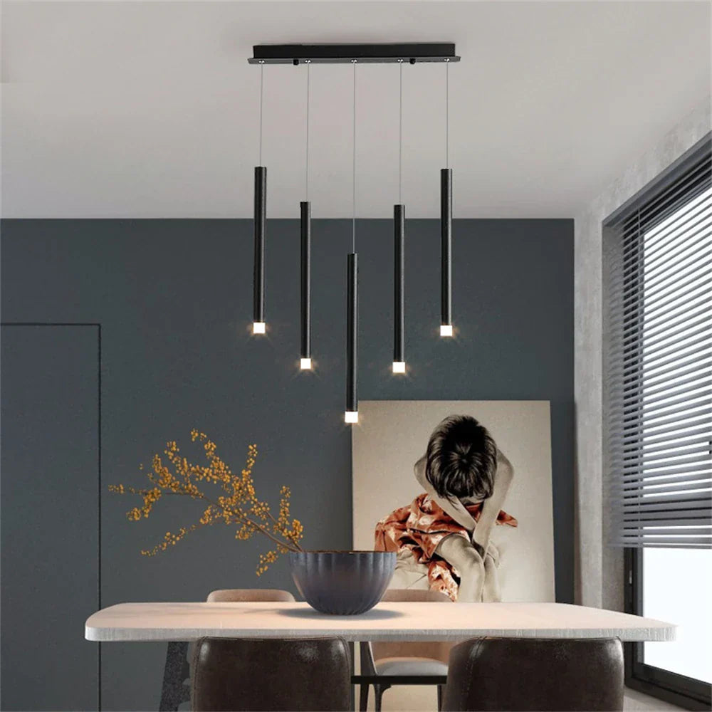 Cylindrical Glossy Chandelier