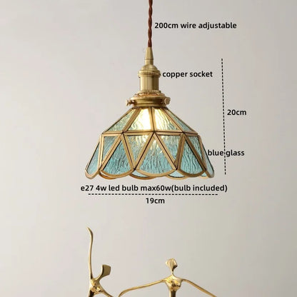 Decorbites™ Grüne Glas-LED-Pendantleuchten Moderne Hängelampe Heimdekoration