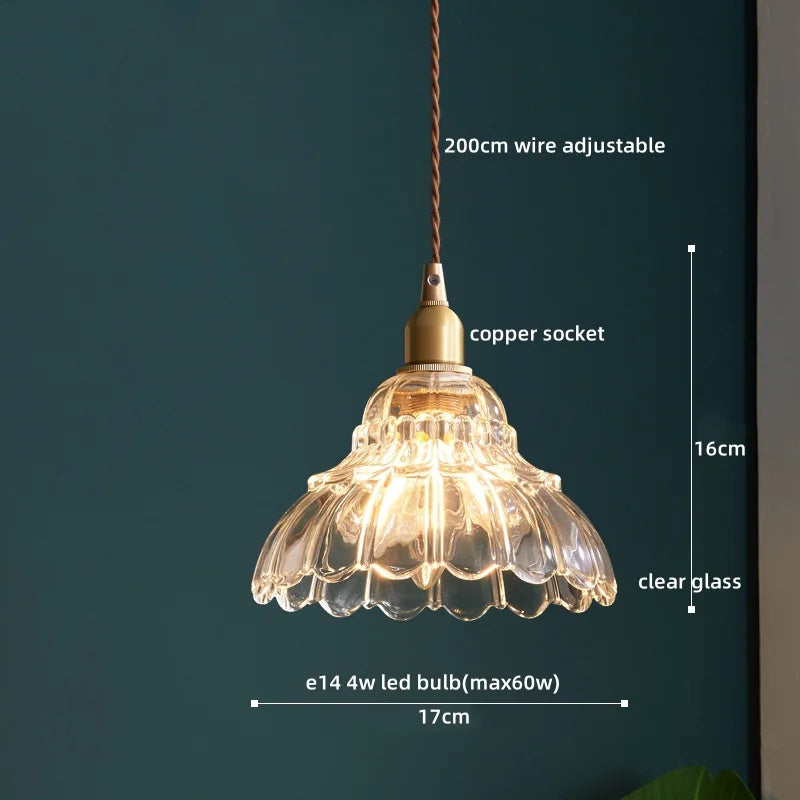 Decorbites™ Klar-Glas-LED-Pendelleuchte | Nordische Hängelampe für Küche, Wohnzimmer