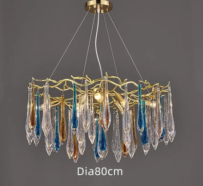 Decorbites™ Gold LED Asthänge für Wohnzimmer, Schlafzimmer, Hotel – Moderne Luxus-Aluminium-Pendantleuchte