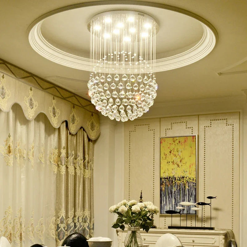 Decorbites™ K9 Kristallkugel LED Deckenleuchter für Wohnzimmer Esszimmer Schlafzimmer Heimdekoration