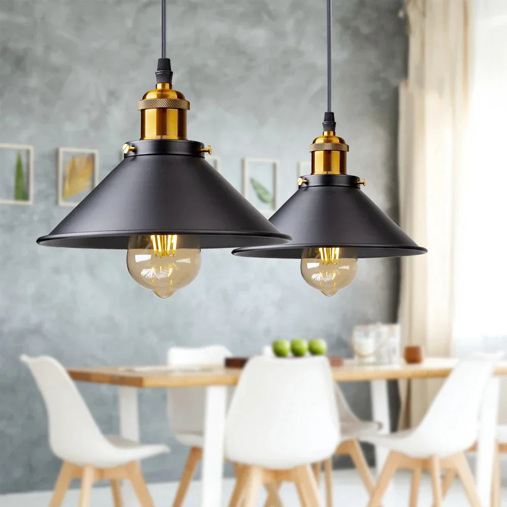 Decorbites™ Industrielle Retro-LED-Hängeleuchter-Pendant-Lampe für Heim-Esszimmer, Bar und Restaurant-Dekoration