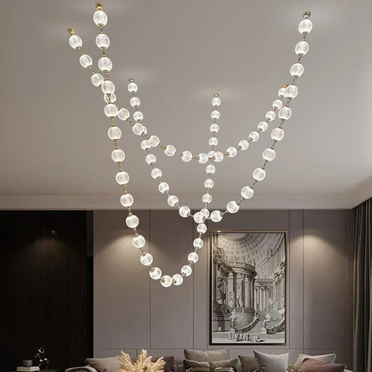 Decorbites™ Elegante Pendelleuchten für Duplex-Gebäude, Hotellobby, Villa-Treppenlampen