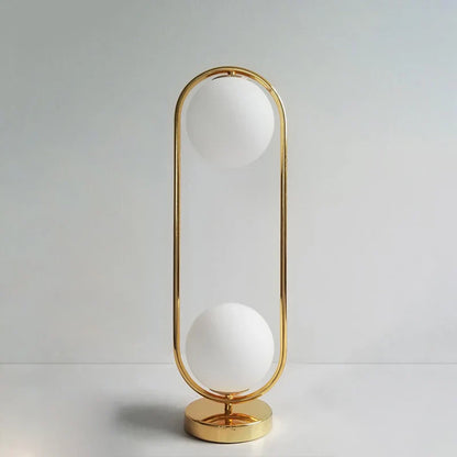 Decorbites™ Goldener Körper Glas LED Schreibtischleuchte - Modernes Nordisches Art Deco Design