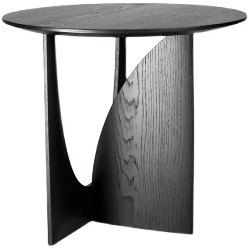 Decorbites™ Rundes Walnussholz Couchtisch für das Wohnzimmer mit solidem nordischem Design