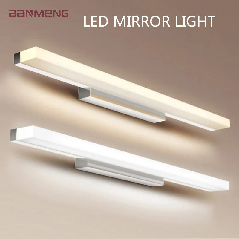 Decorbites™ LED-Acrylic-Wandleuchte für Badezimmer & Schlafzimmer, modernes Minimaldesign, antiebdunstende Sconces