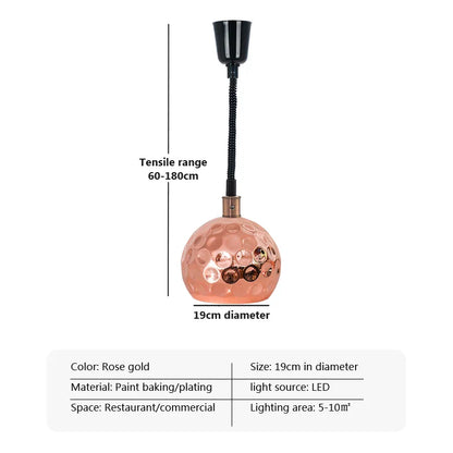 Decorbites™ Elektrische Heizlampe Teleskop-Aufhängung zur Lebensmittelkonservierung für Restaurants