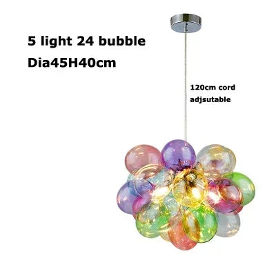 Decorbites™ Glas-Blase-Kronleuchter-Hängeleuchte für Wohnzimmer & Schlafzimmer