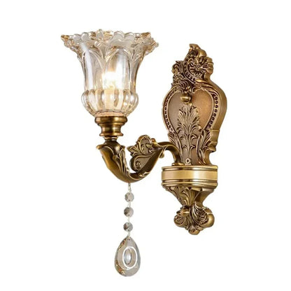 Decorbites™ Kristallglas Doppeltköpfige Wandlampe - Europäischer Retro-Stil
