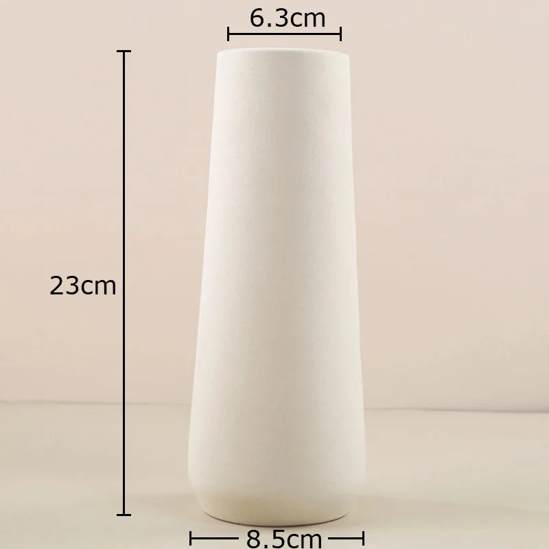 Decorbites™ Gradient Keramik Vase Zylinder Schreibtischdekoration Blumenvasen Modernes Raumdekoration