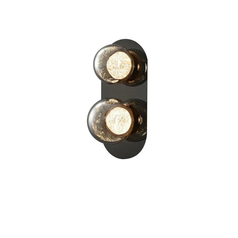 Decorbites™ Graue Glaswandlichter: Modernes Luxus-Home-Decor-Fixture für das Wohnzimmer