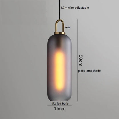 DecorBites™ Glass Ball LED Pendant Light - Modern Hanging Lights for Home, Restaurant, Cafe
