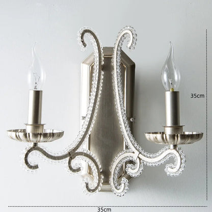 Decorbites™ Kristall-LED-Kronleuchter: Französisches Wohnzimmer Retro E14 Anhängerleuchte für die Hausdekoration
