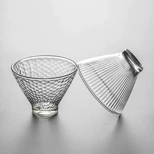 Decorbites™ Japanisches Teetassen-Set aus niedlichen hitzebeständigen Glasbechern und Teetassen