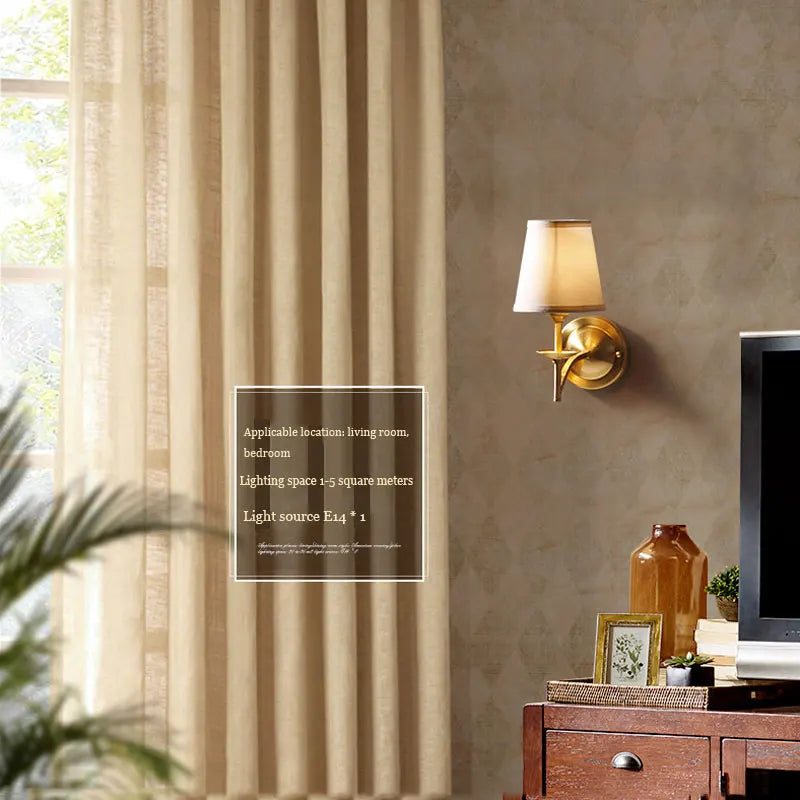 Decorbites™ Kupfer-Wandleuchte für Wohnzimmer, Schlafzimmer, Balkon – Elegante & langlebige Beleuchtung