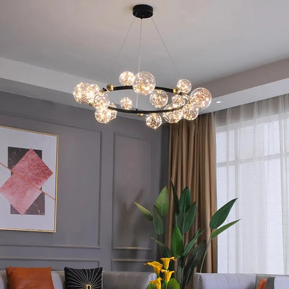 Decorbites™ Kristall-Leuchter: Moderne Treppen-Pendantlampe für Wohnzimmer, Innenbeleuchtung