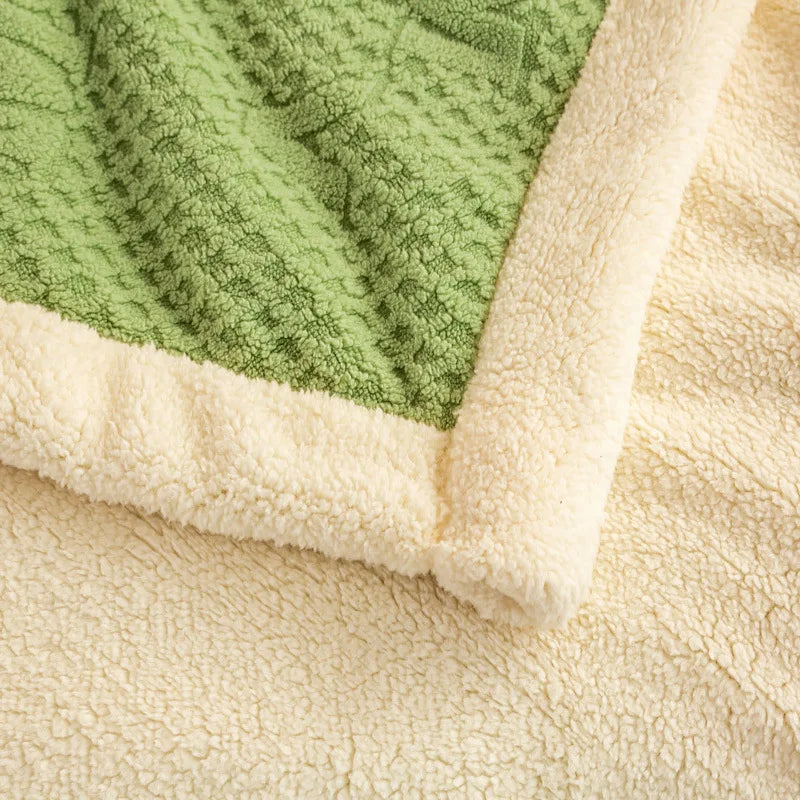 DecorBites™ Cozy Warmth Velvet Autumn Sleep Blanket