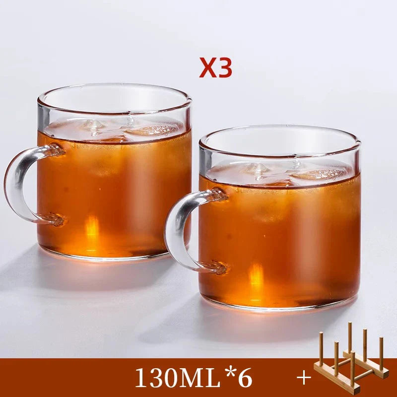 Decorbites™ Glas-Teetassen-Set | Verdickte hitzebeständige Kung-Fu-Puer-Teetassen