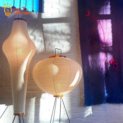 Decorbites™ Japanische Zen-Kunst-Stehlampe für Wohnzimmer, Schlafzimmer, Arbeitszimmer, Loft